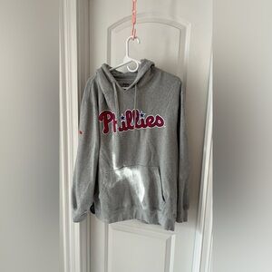 Stitches Gray Phillies Hoodie